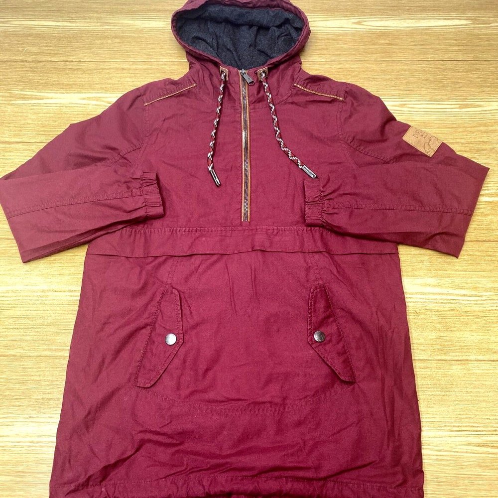 Womens 1/4 Zip Hooded Rain Jacket